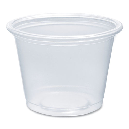 Conex Complements PortionMedicine Cups, 1 oz, Clear, 125Bag, 20 BagsCarton