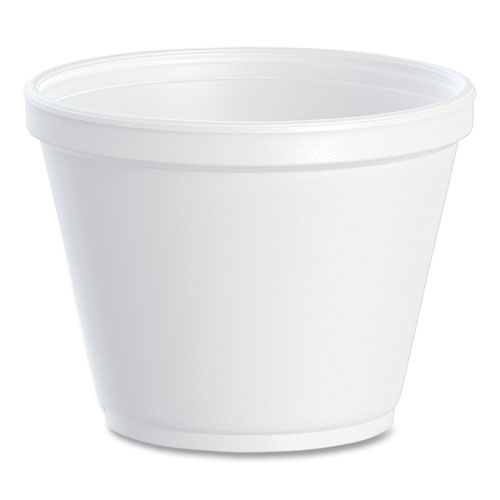 Food Containers, 12 oz, White, Foam, 25Bag, 20 BagsCarton