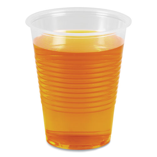 Translucent Plastic Cold Cups, 10 oz, Polypropylene, 100 CupsSleeve, 10 SleevesCarton