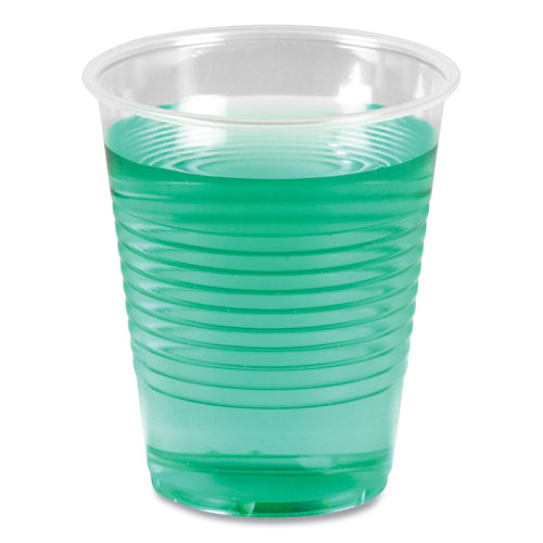 Translucent Plastic Cold Cups, 12 oz, Polypropylene, 50 CupsSleeve, 20 SleevesCarton