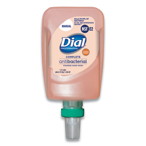 Antibacterial Foaming Hand Wash Refill for FIT Manual Dispenser, Original, 1.2 L, 3Carton