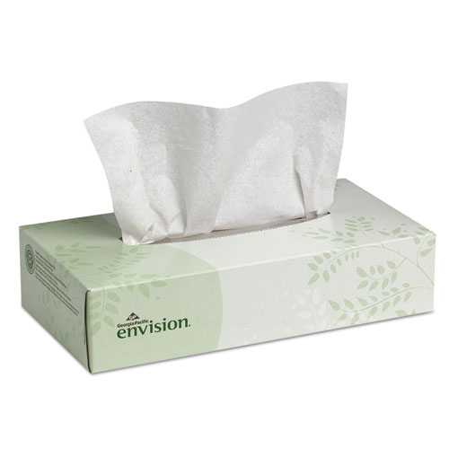 Facial Tissue, 2-Ply, White, 100 SheetsBox, 30 BoxesCarton