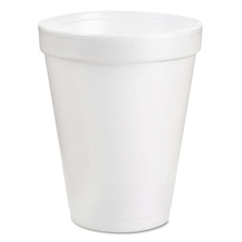Foam Drink Cups, 6 oz, White, 25Bag, 40 BagsCarton