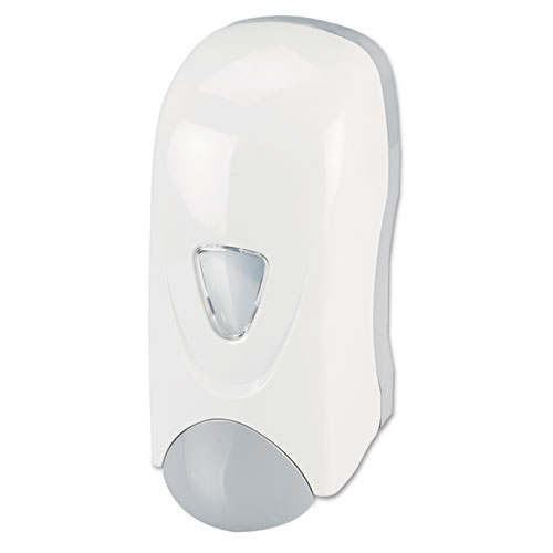 Foam-eeze Bulk Foam Soap Dispenser with Refillable Bottle, 1,000 mL, 4.88 x 4.75 x 11, WhiteGray
