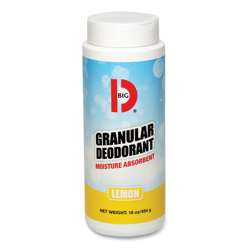 Granular Deodorant, Lemon, 16 oz, Shaker Can, 12Carton