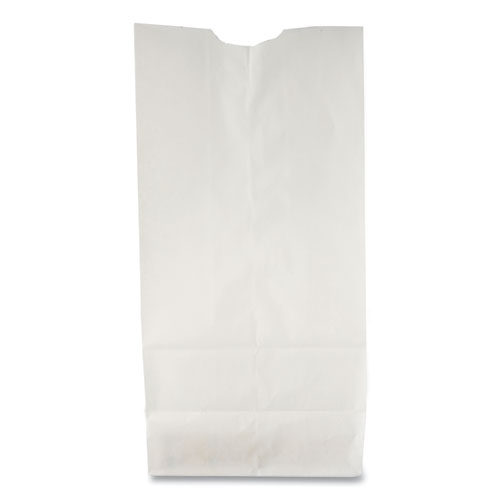Grocery Paper Bags, 35 lb Capacity, 6, 6 x 3.63 x 11.06, White, 500 Bags
