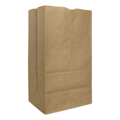 Grocery Paper Bags, 57 lb Capacity, 25, 8.25 x 6.13 x 15.88, Kraft, 500 Bags