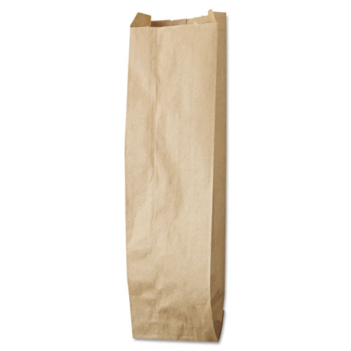 Liquor-Takeout Quart-Sized Paper Bags, 35 lb Capacity, 4.25 x 2.5 x 16, Kraft, 500 Bags
