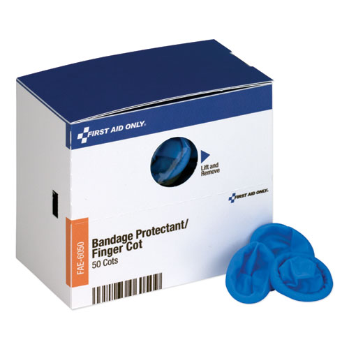 SmartCompliance Refill Finger Cots, Blue, Nitrile, 50Box