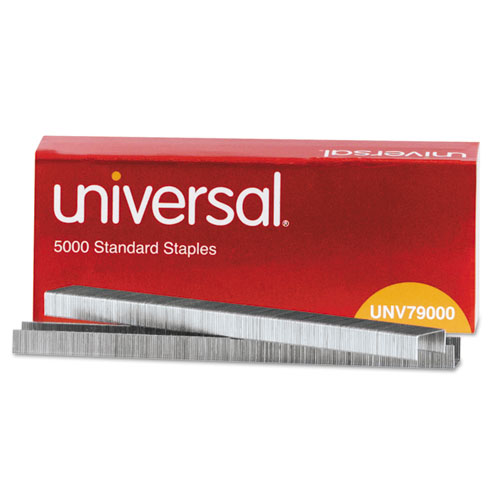 Standard Chisel Point Staples, 0.25 Leg, 0.5 Crown, Steel, 5,000Box