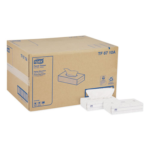 Universal Facial Tissue, 2-Ply, White, 100 SheetsBox, 30 BoxesCarton