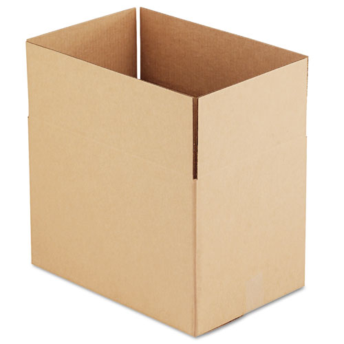 Fixed-Depth Corrugated Shipping Boxes, Regular Slotted Container (RSC), 12 x 18 x 12, Brown Kraft, 25Bundle